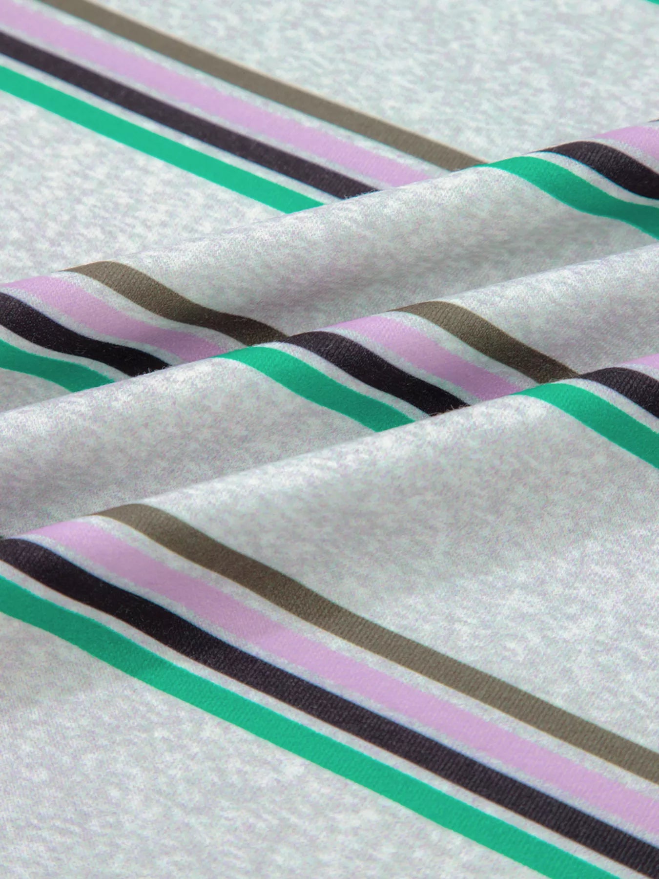 Stripe Oversize Drop Shoulder Long Sleeve Casual Top - Be Bliss Boutique