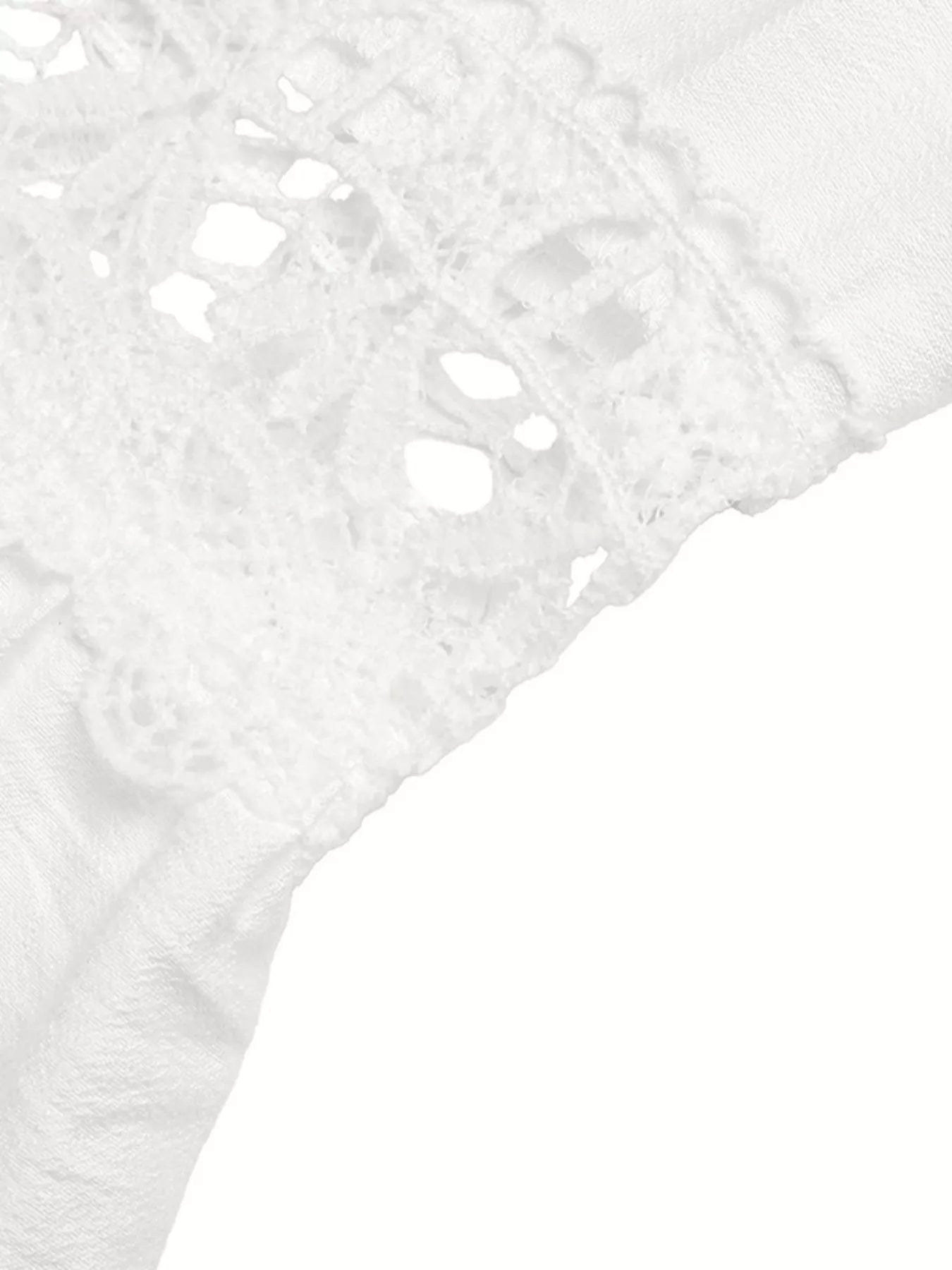 Lace Trim Wide Leg Jumpsuit - Be Bliss Boutique