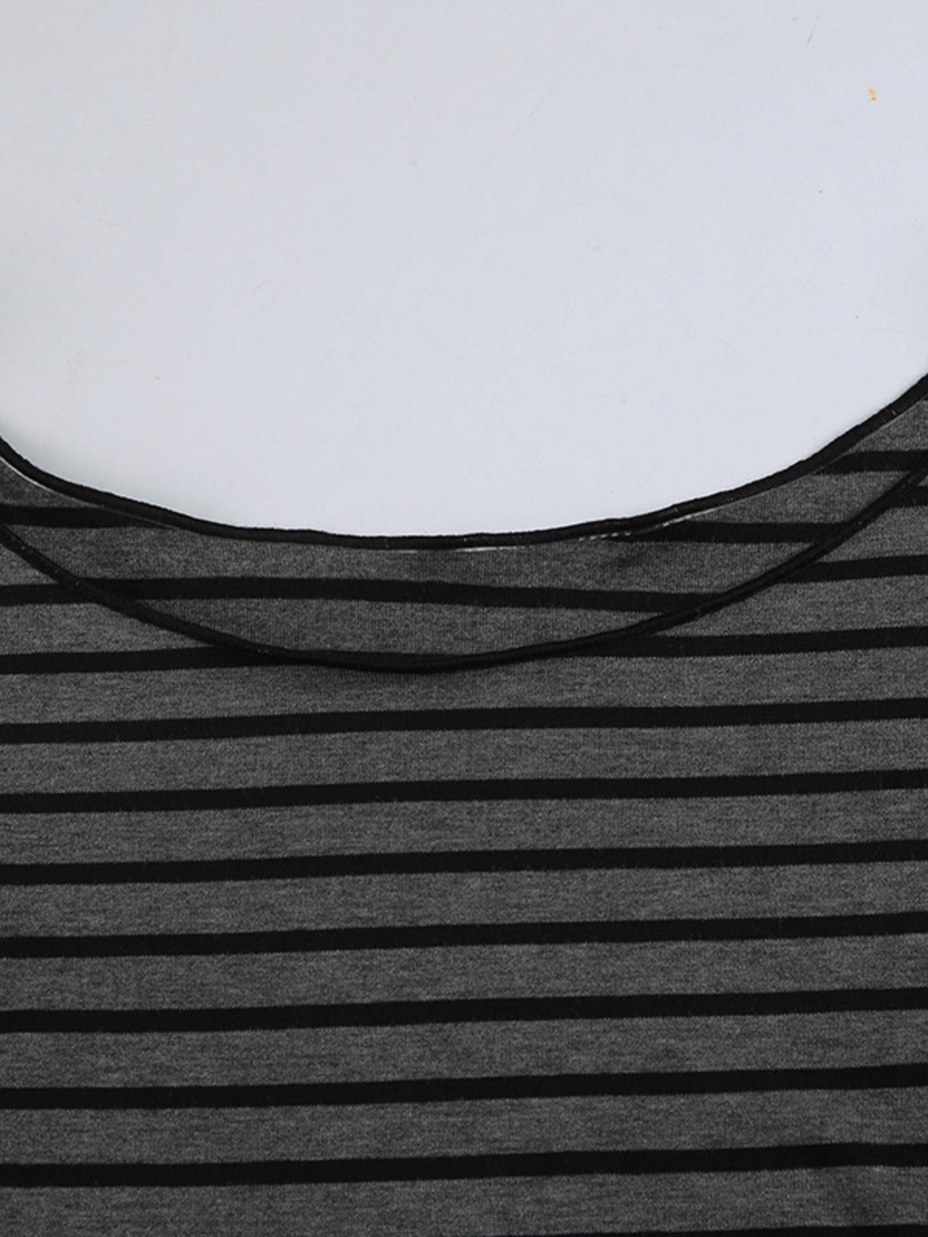 Striped Long Sleeve Boat Neck T Shirt - Be Bliss Boutique