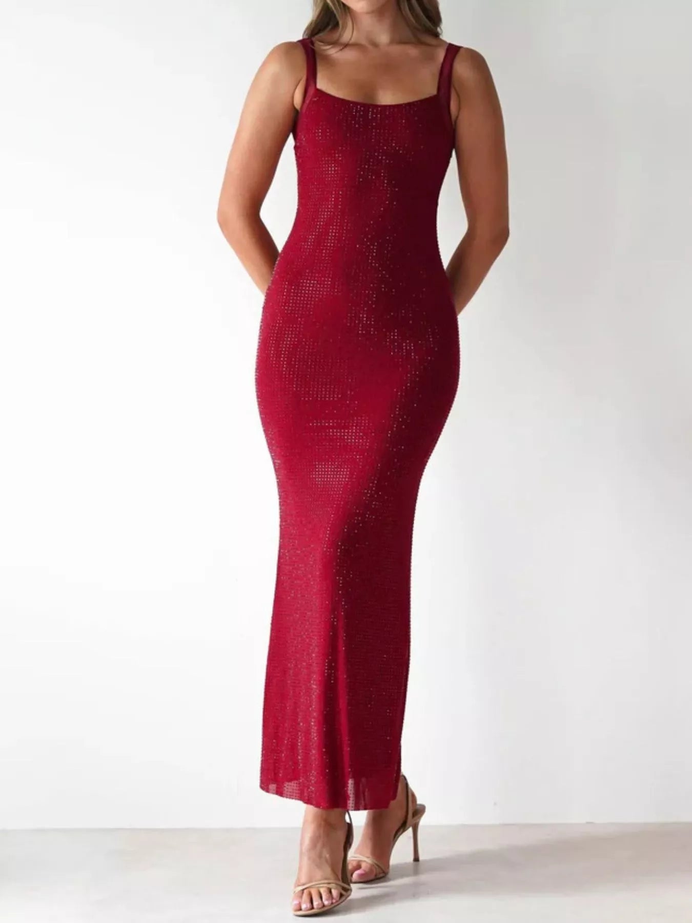 Backless Sleeveless Bodycon Maxi Dress - Be Bliss Boutique