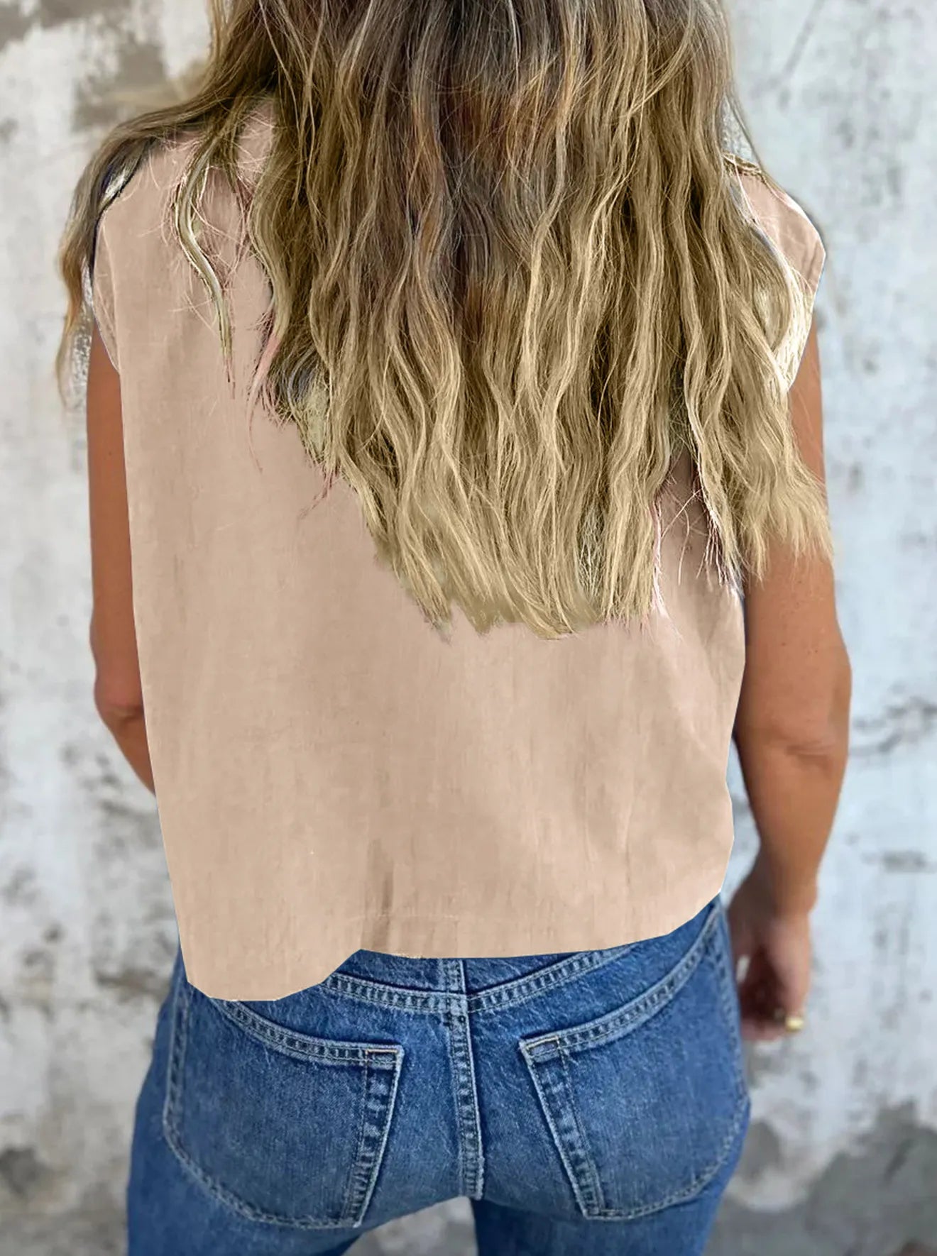 Full Size Button Down Cap Sleeve Linen Shirt Plus Size - Be Bliss Boutique