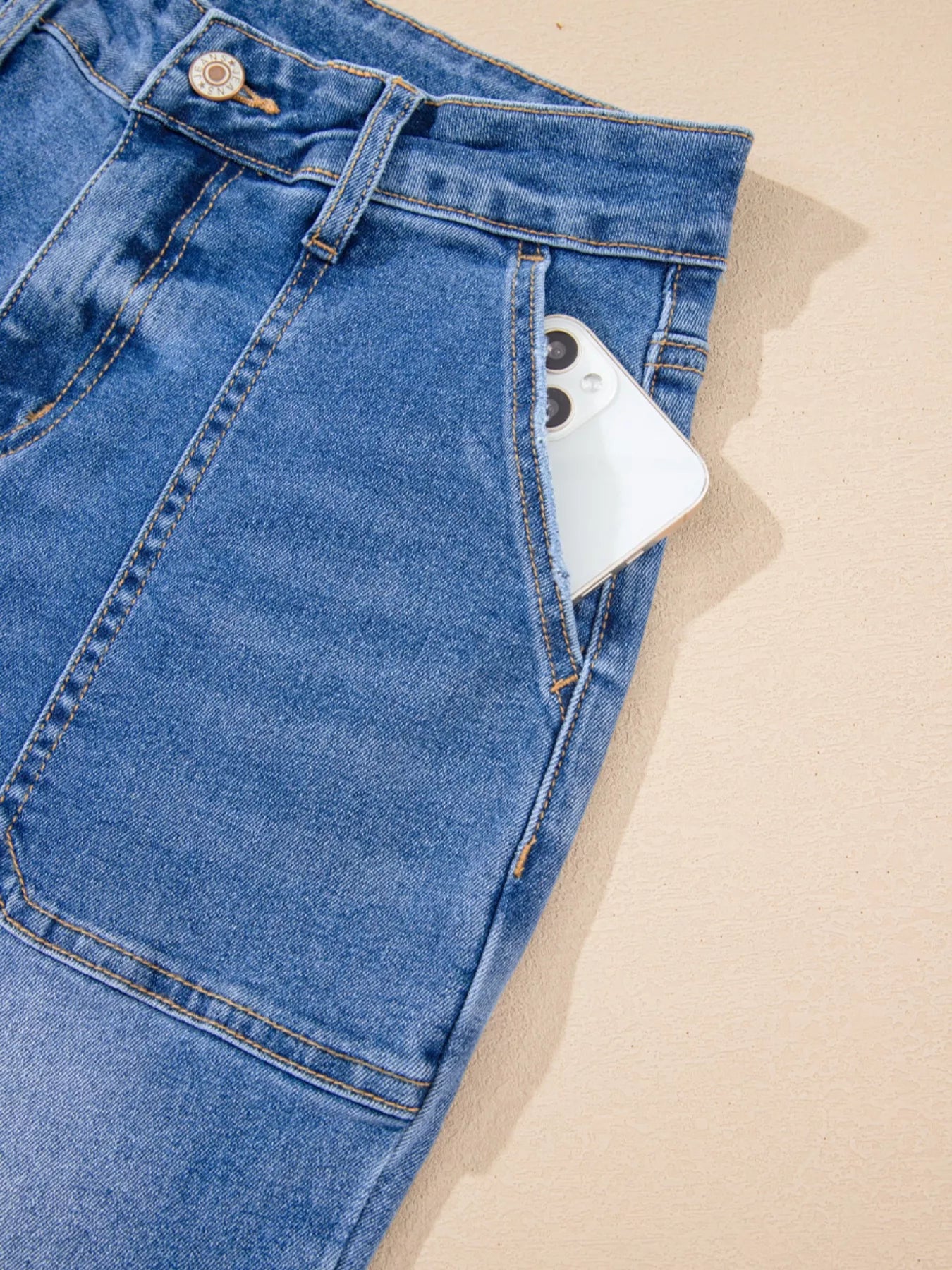 High-Waisted Wide Leg Flare Jeans - Be Bliss Boutique