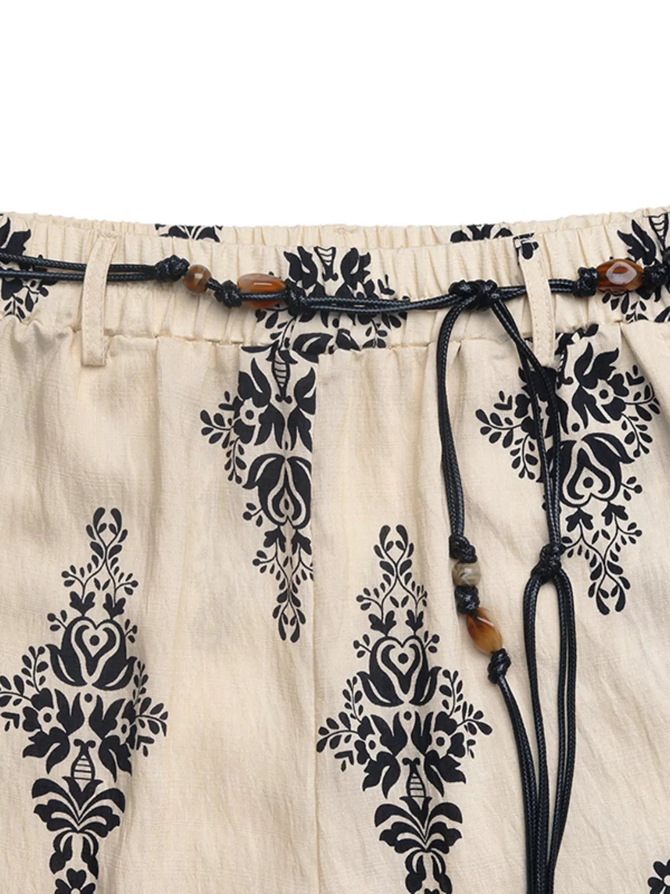 Boho Print Wide Leg Pants - Be Bliss Boutique