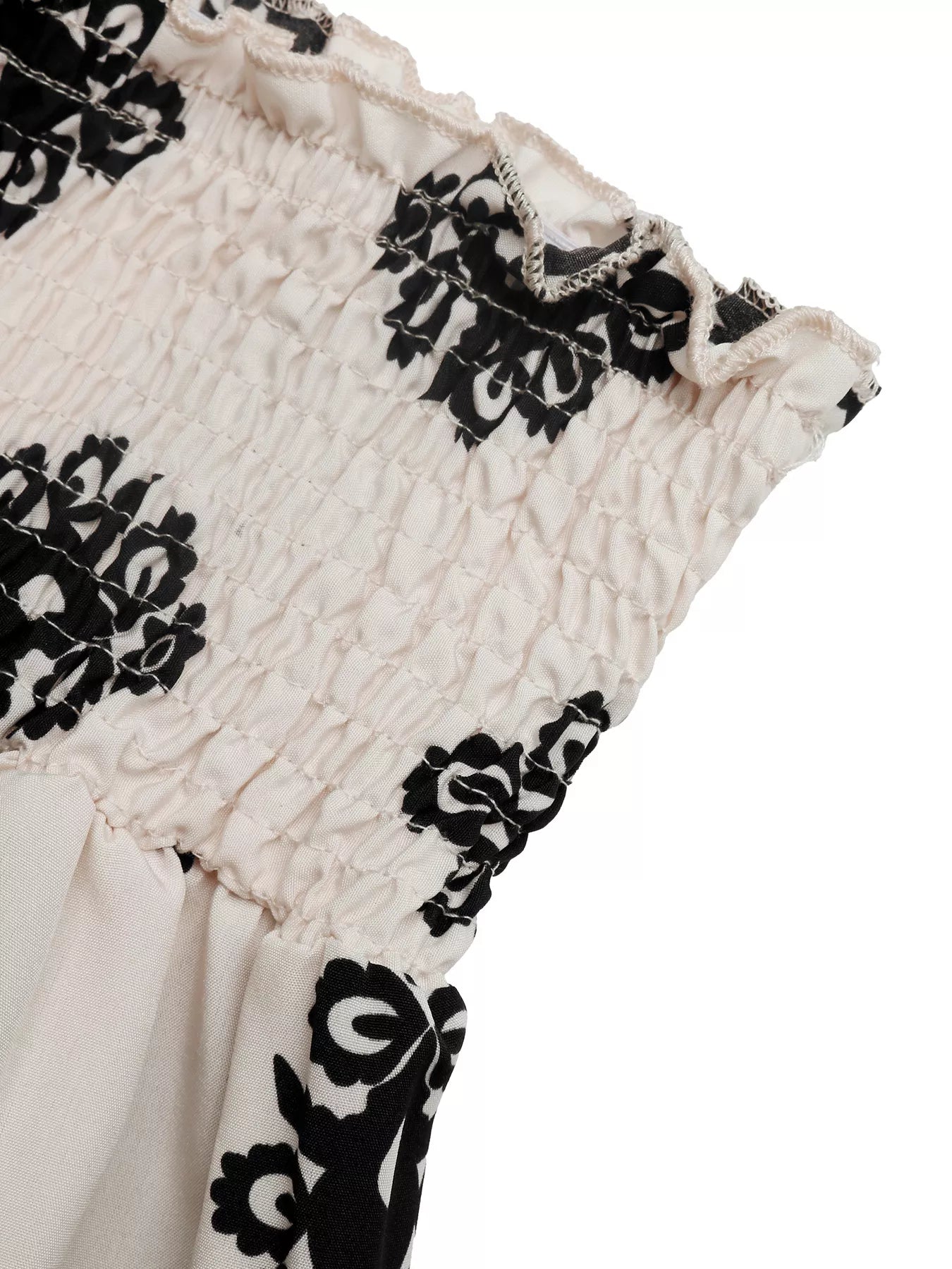 Printed Smocked Waist Shorts - Be Bliss Boutique