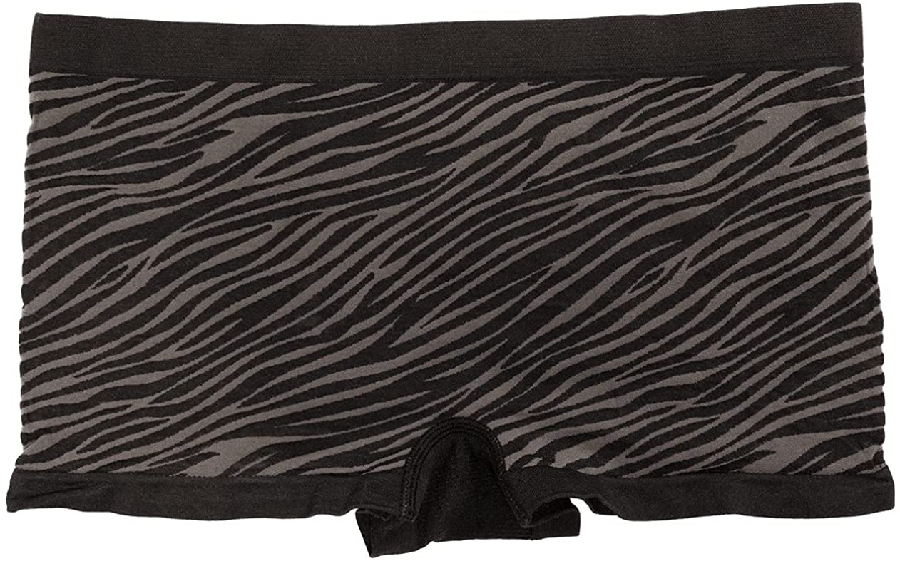 Zebra Print Seamless Tag Free Boyshort - Be Bliss Boutique