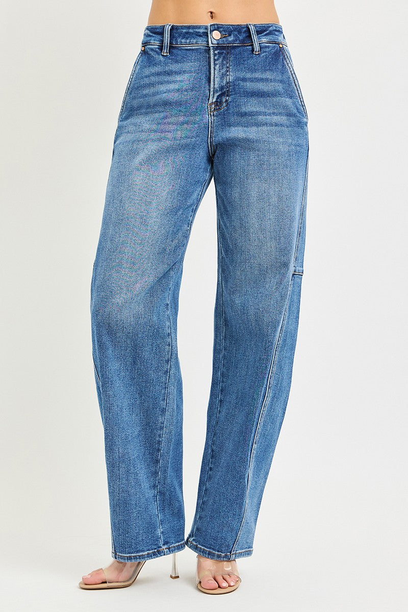 RISEN Slouchy Baggy Jeans - Be Bliss Boutique