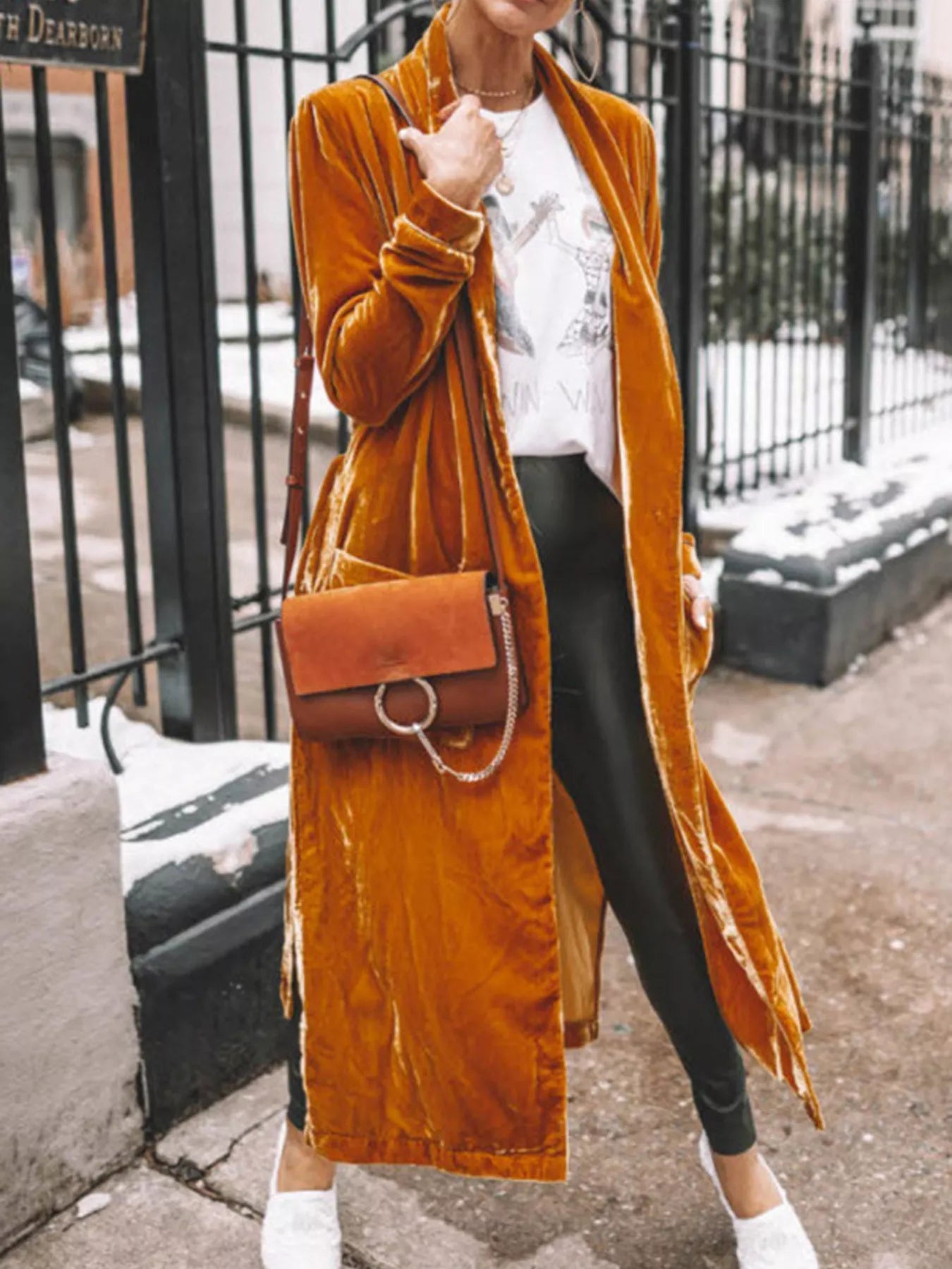 Open Front Long Sleeve Longline Cardigan -  Be Bliss Boutique