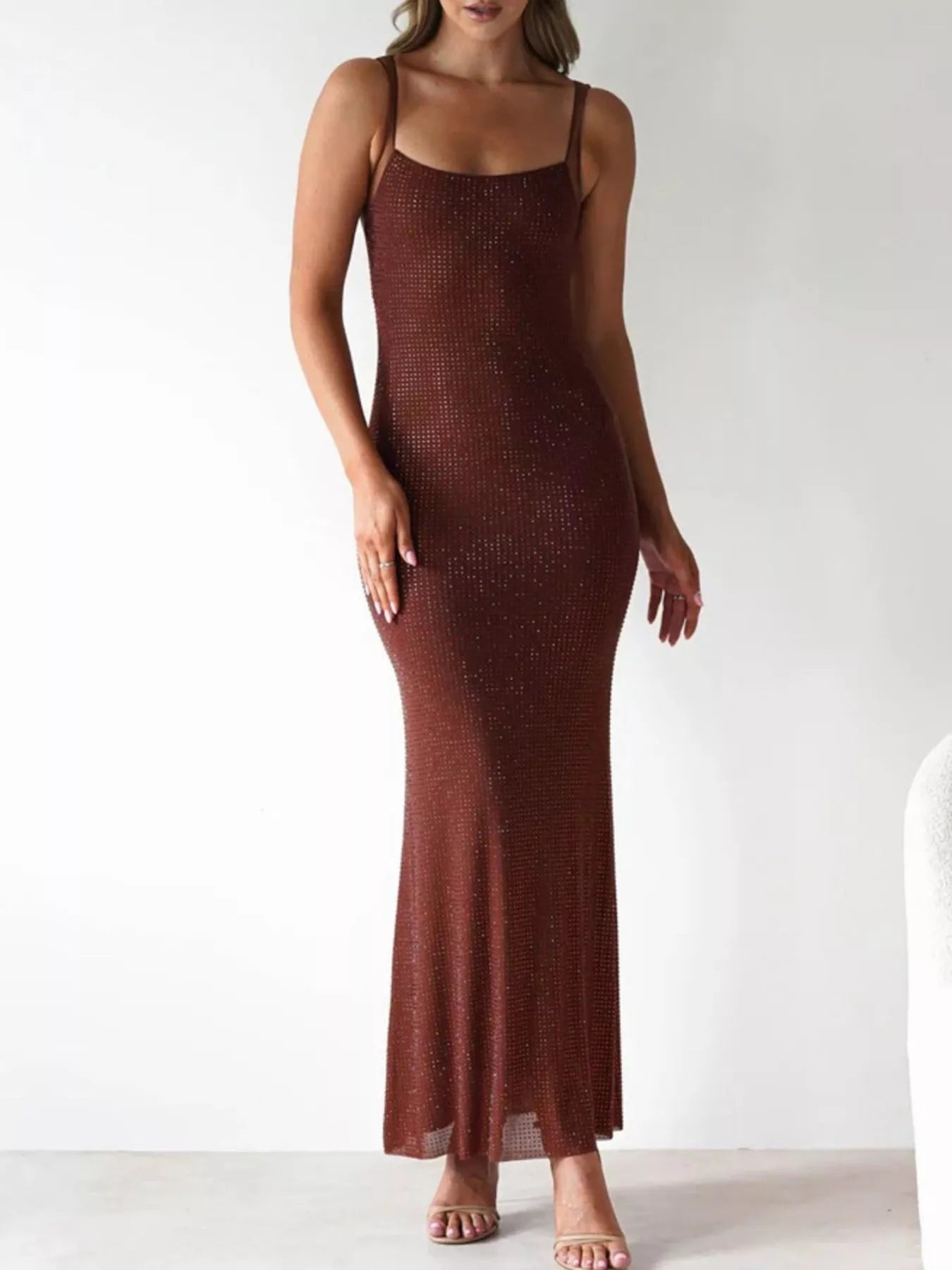 Backless Sleeveless Bodycon Maxi Dress - Be Bliss Boutique