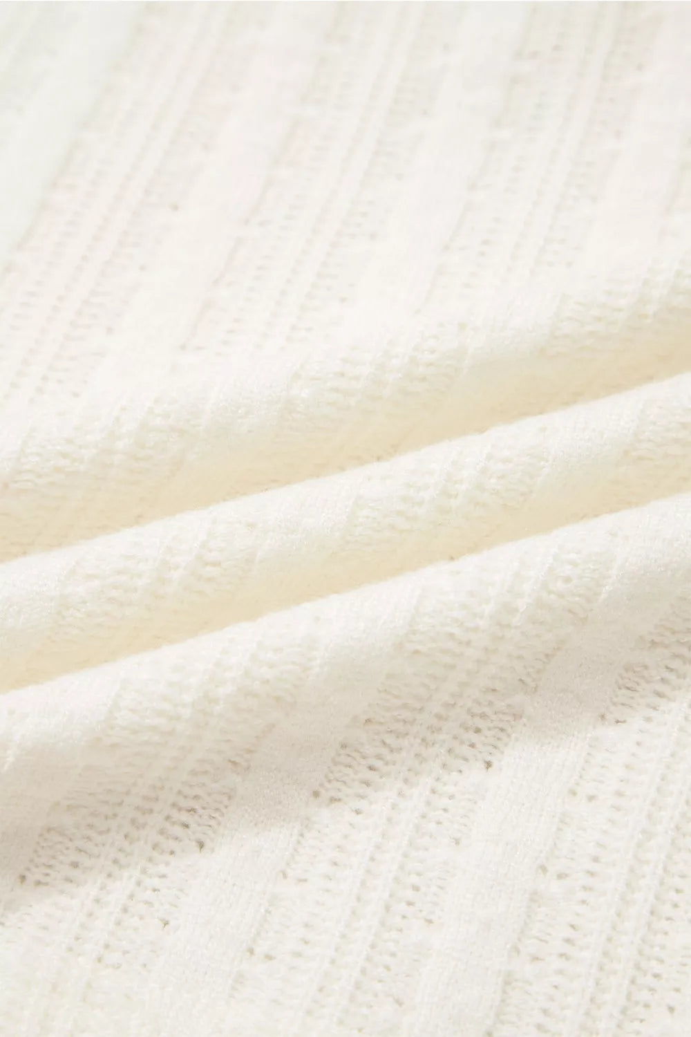Ribbed Knit Button Detail V Neck T Shirt - Be Bliss Boutique