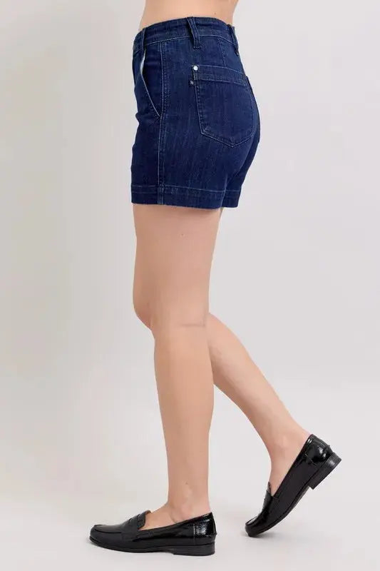 Judy Blue Full/Plus Size High Waist Denim Shorts | Be Bliss Boutique