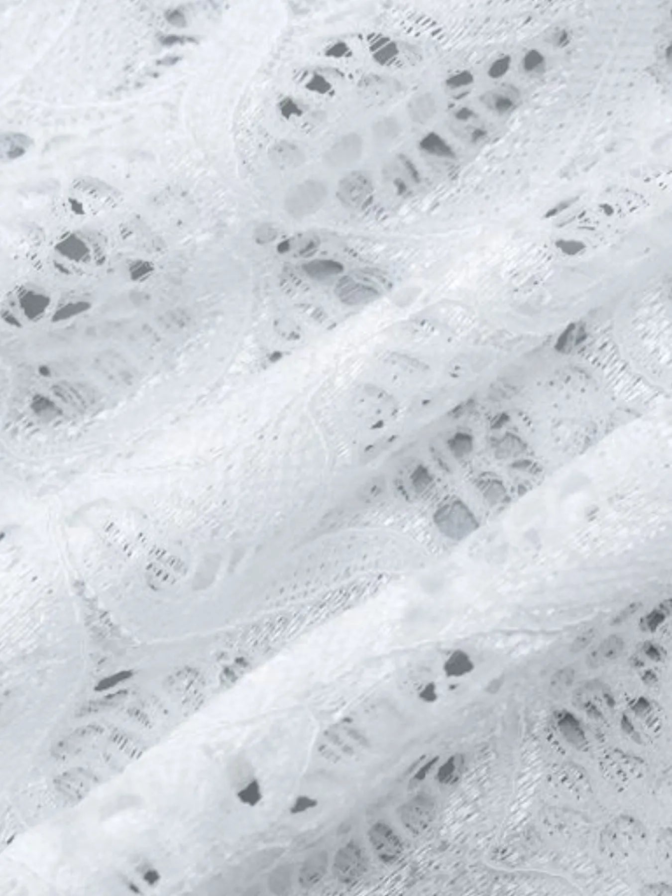 Lace Long Sleeve Deep V-Neck Blouse - Be Bliss Boutique