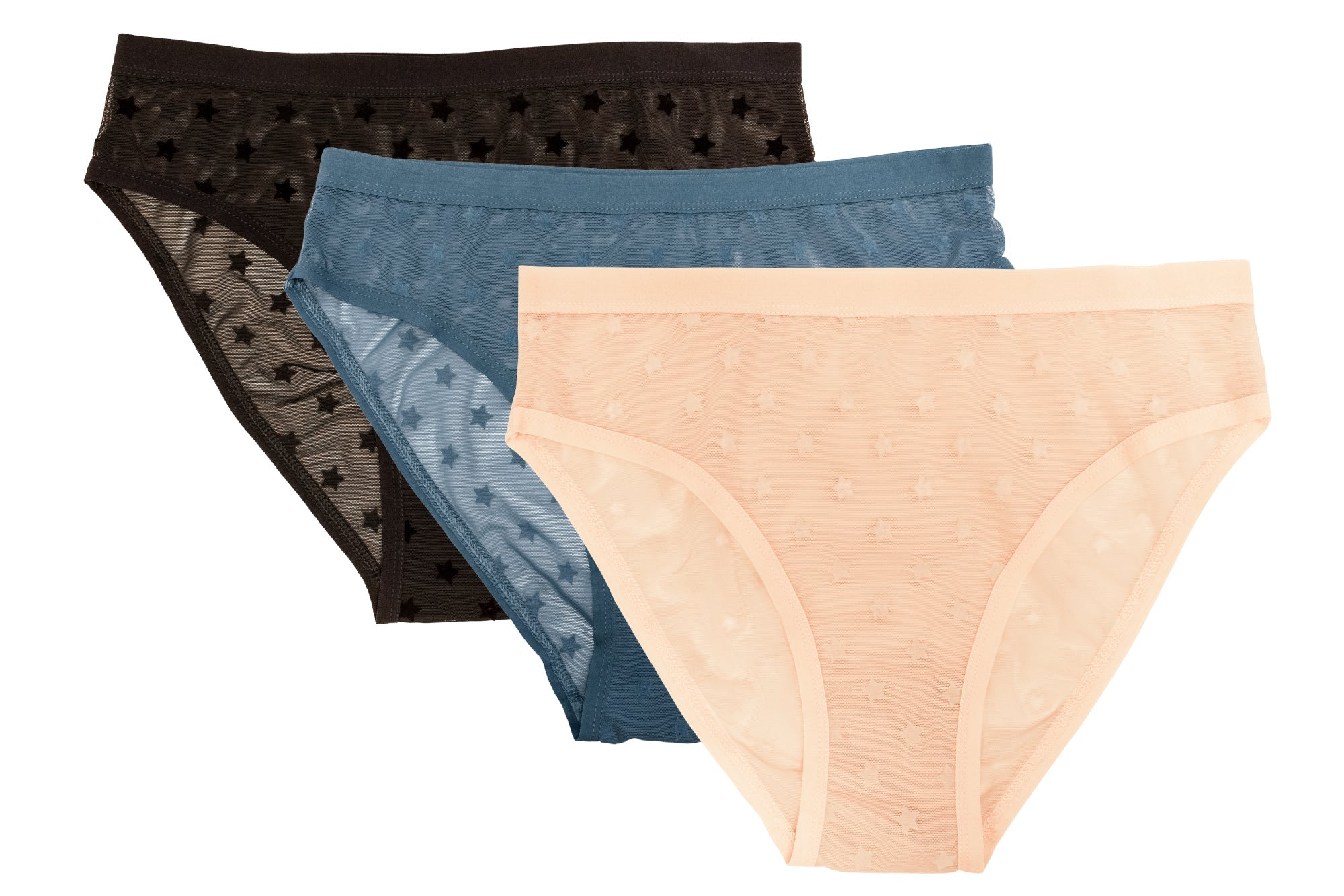 High Waist Mesh Bikini 3 Pack - Be Bliss Boutique