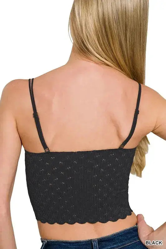 Zenana Seamless Lace Bralette with Bra Pads |  Be Bliss Boutique