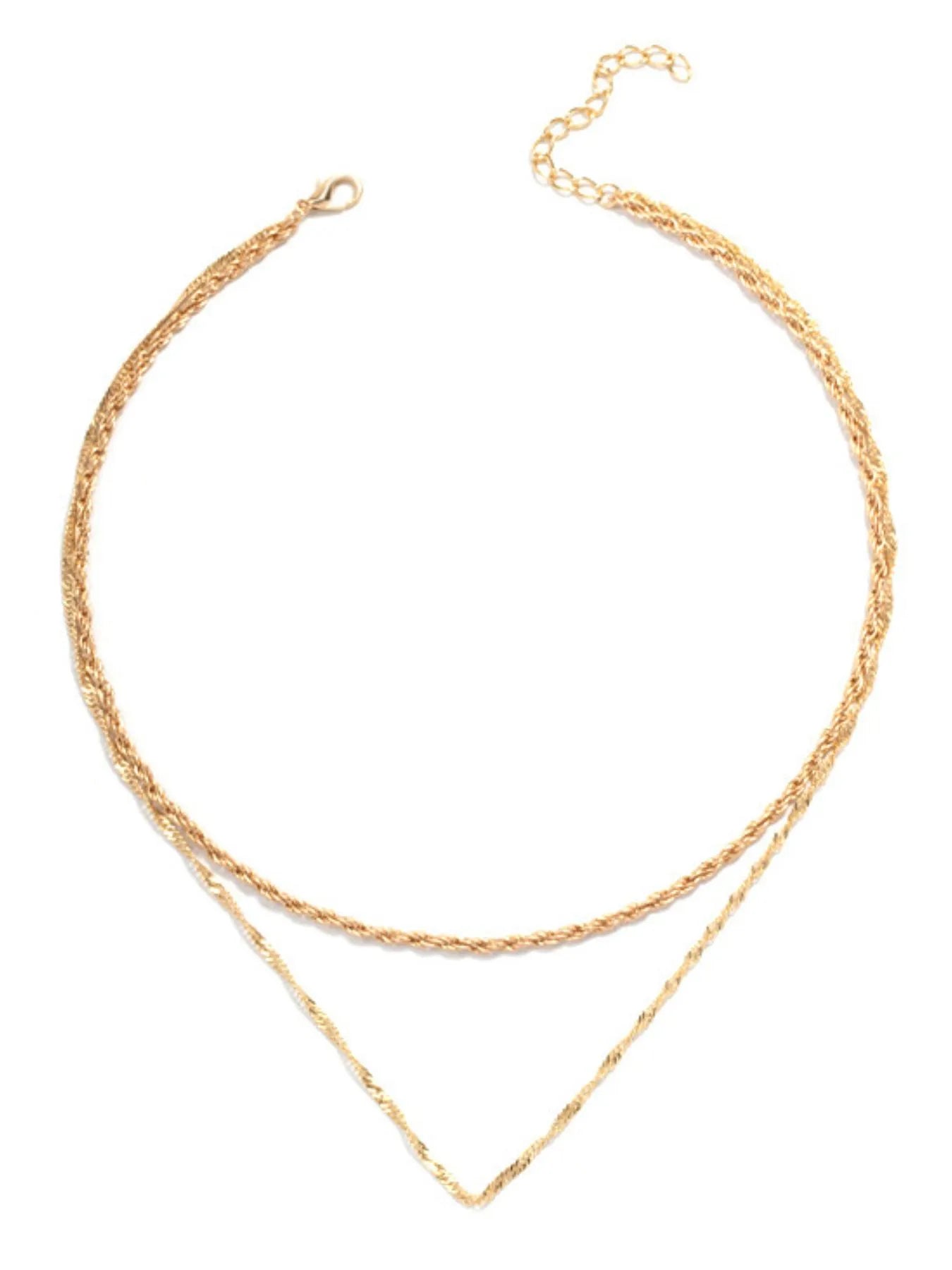 18K Gold-Plated Double Layer Necklace | Be Bliss Boutique