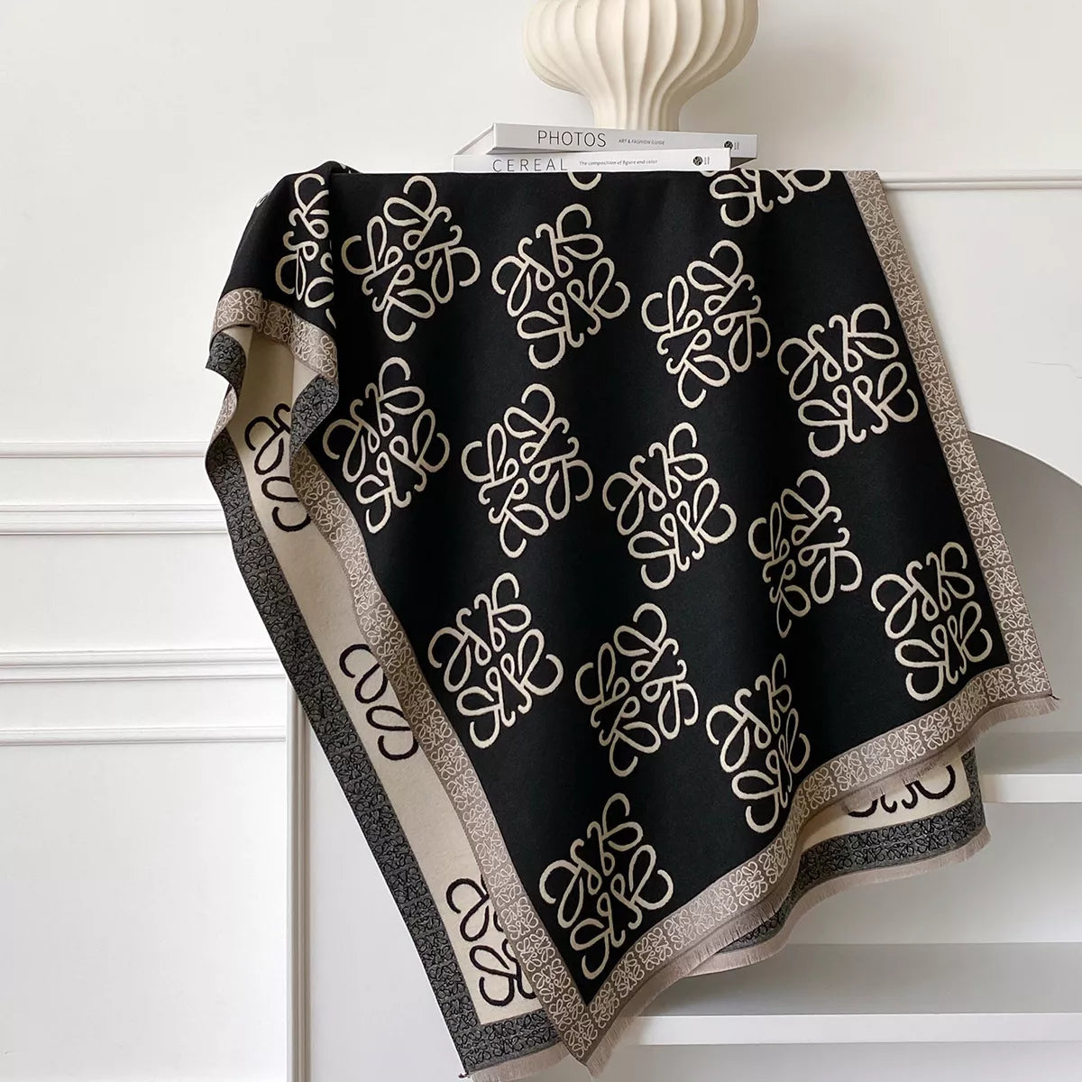 Raw Hem Winter Womens Scarf - Be Bliss Boutique