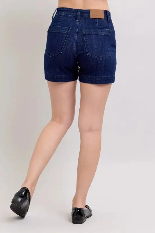 Judy Blue Full/Plus Size High Waist Denim Shorts | Be Bliss Boutique