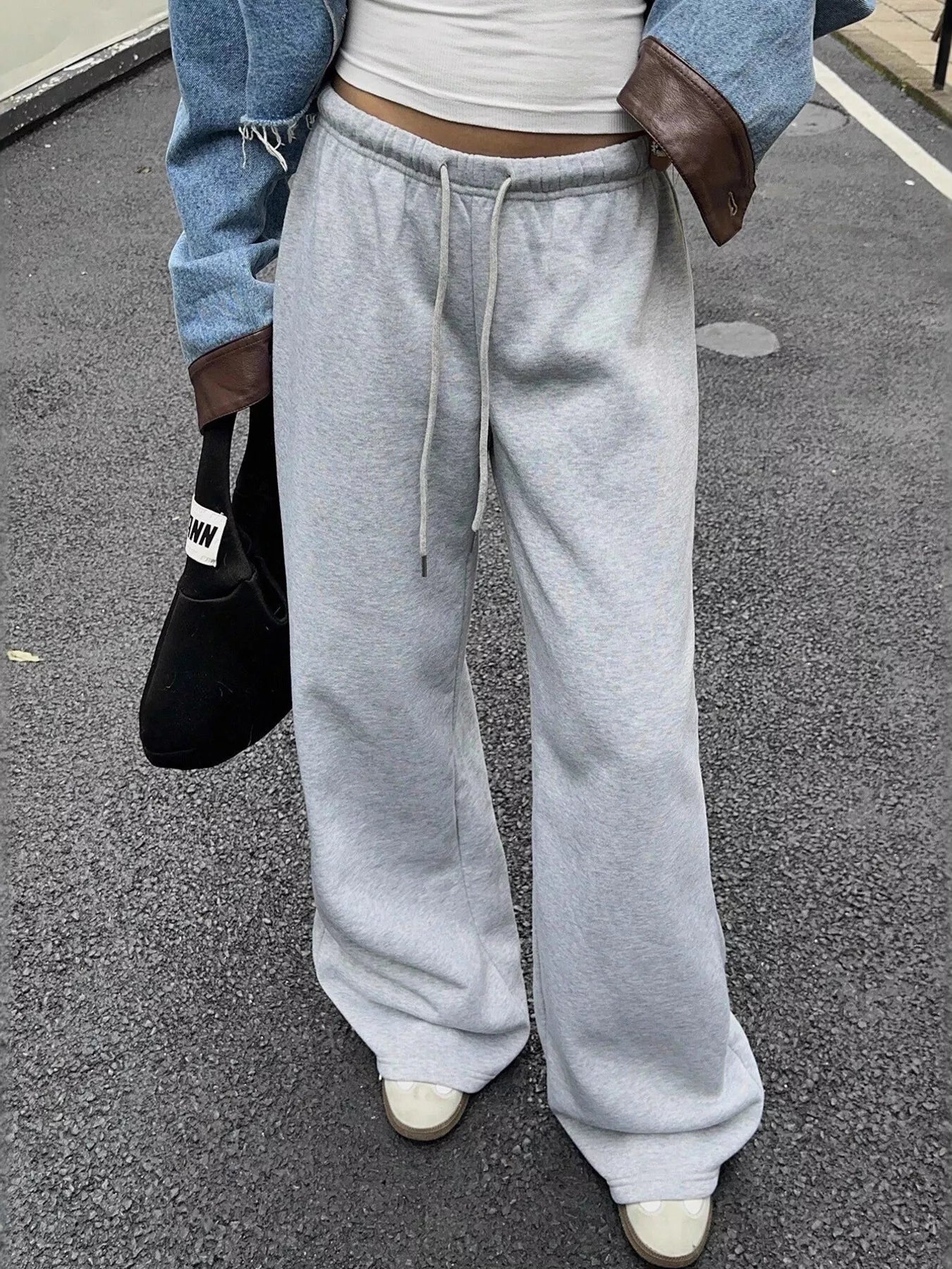 Women's Wide Leg Drawstring Sweatpants - Be Bliss Boutique