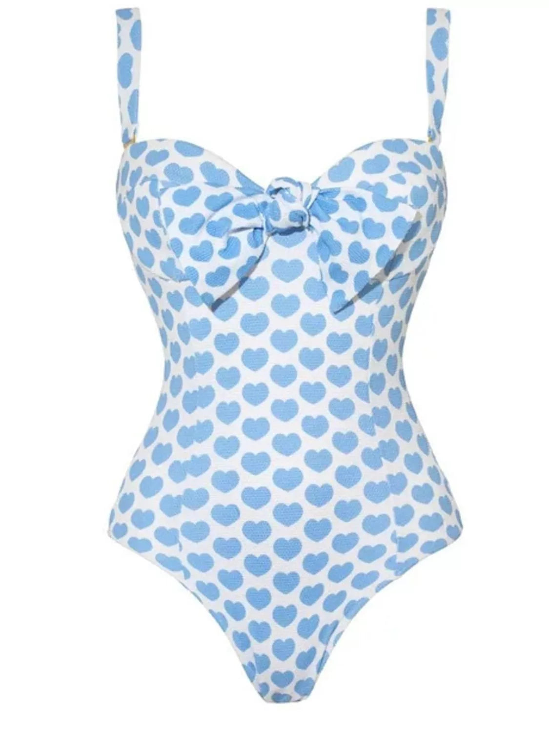 Printed One Piece Swimsuit and Skirt Set - Be Bliss Boutique