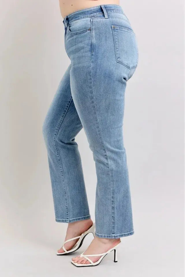 Judy Blue Plus Size High Waist Dad Jeans | Be Bliss Boutique