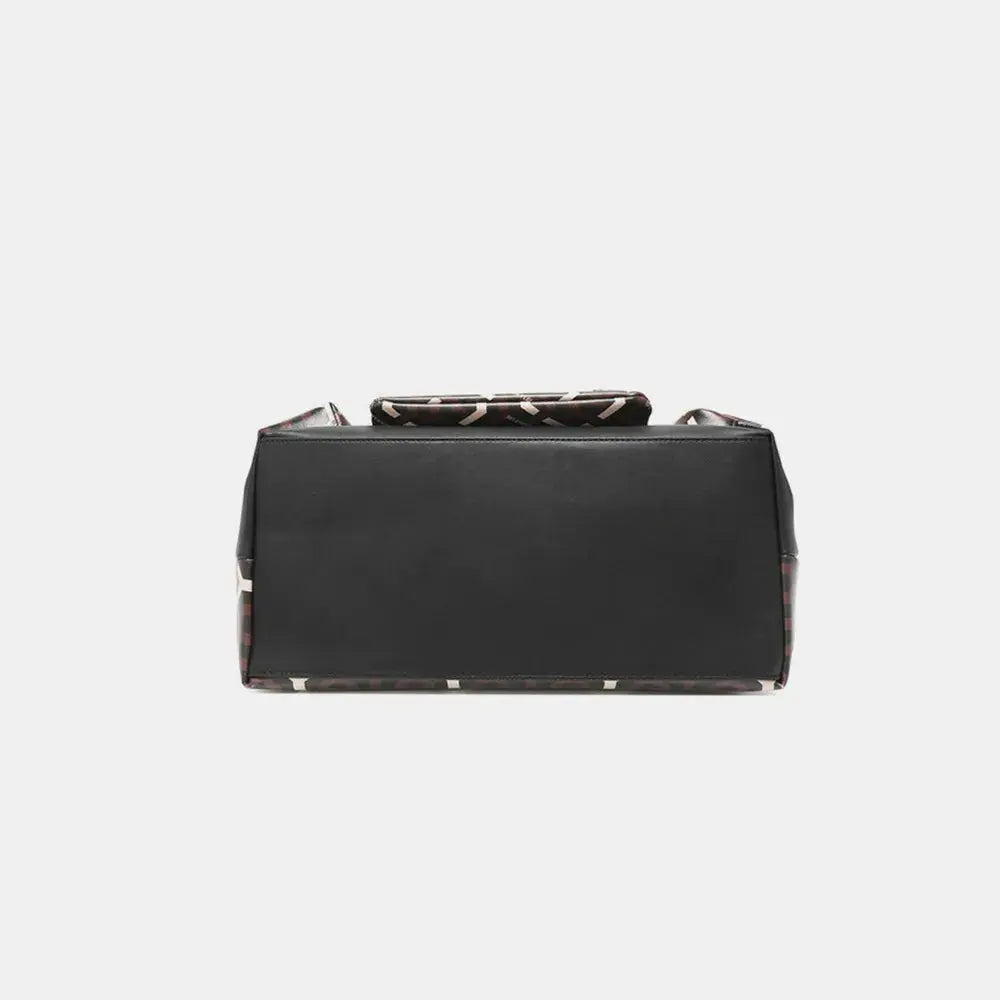 Nicole Lee USA Geometric Pattern Large Handbag | Be Bliss Boutique