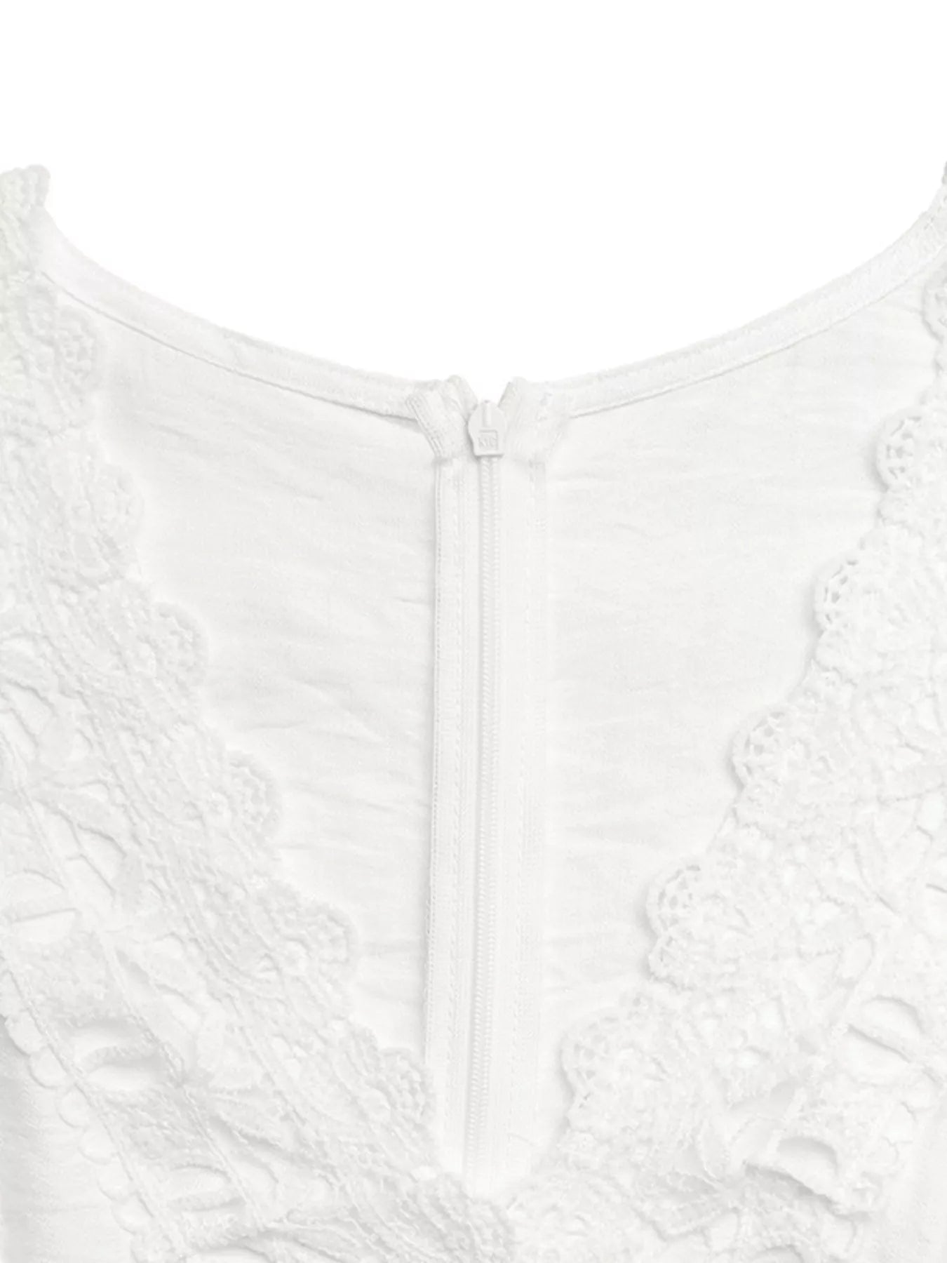 Lace Trim Wide Leg Jumpsuit - Be Bliss Boutique