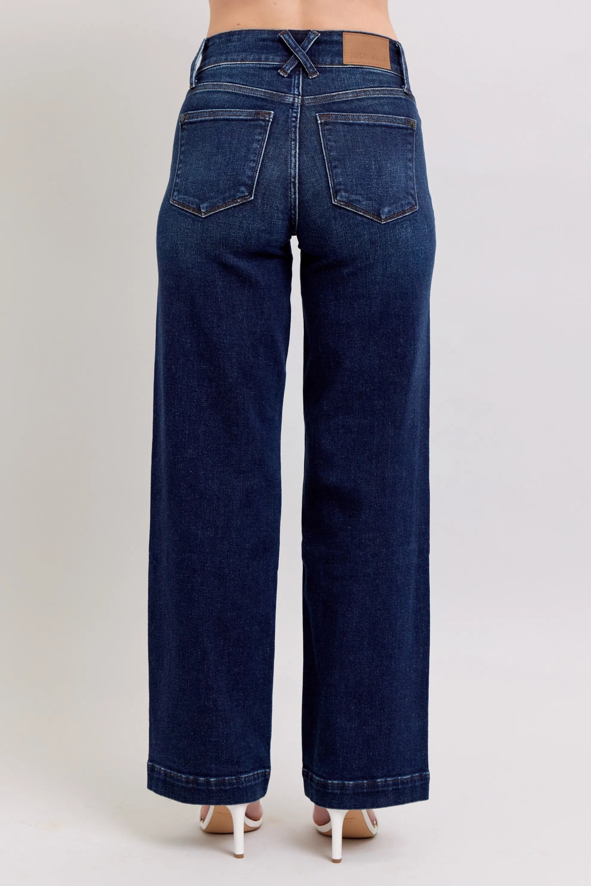 Judy Blue Jeans - High-Waisted Wide Leg Jeans -  Be Bliss Boutique
