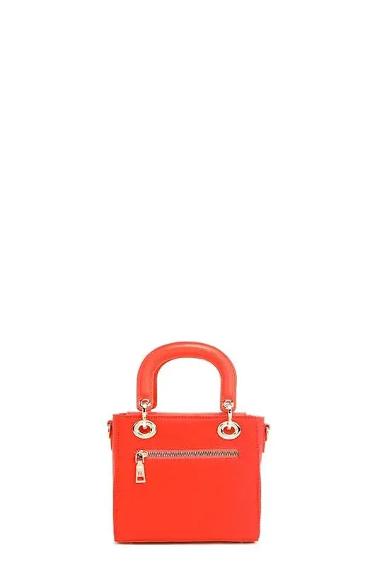 Nicole Lee USA Color Patch Handbag with Top Handle | Be Bliss Boutique