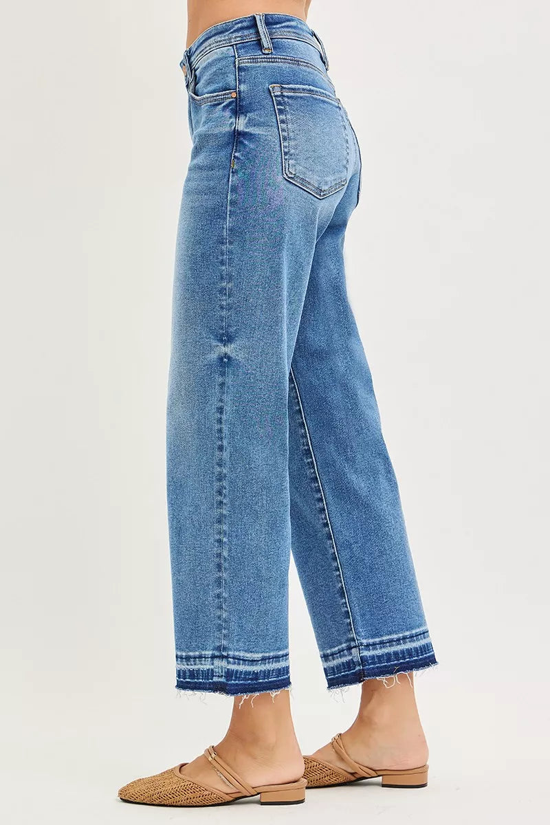 RISEN Jeans - Full Size Slouchy Cropped  Boyfriend Jeans - Be Bliss Boutique