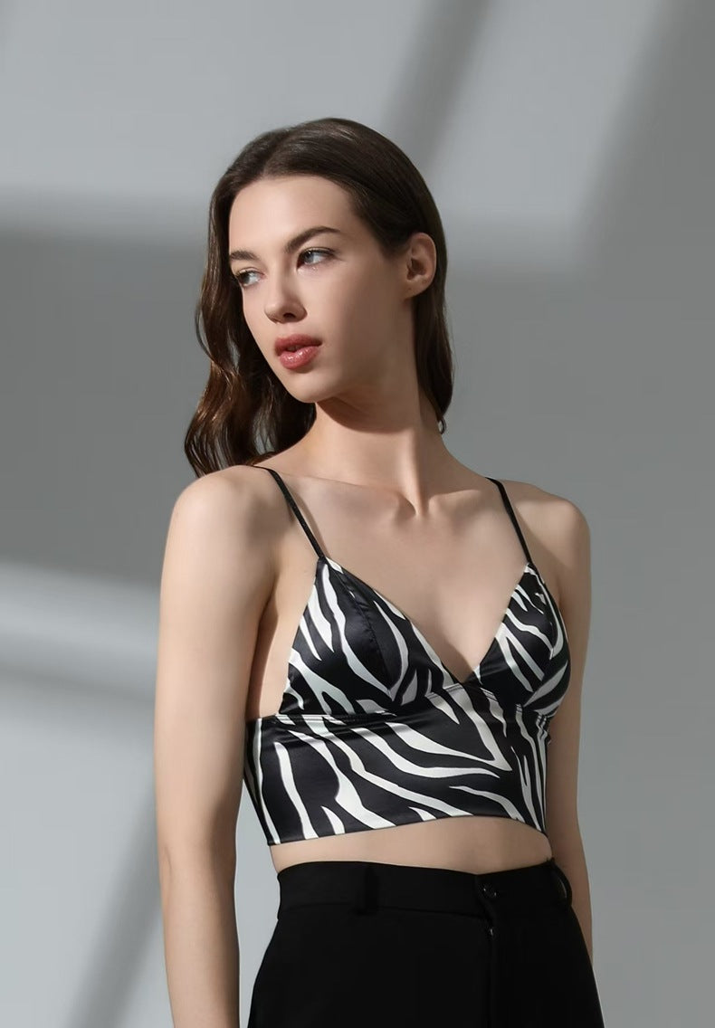 Backless Camisole Bralette with Triangle Cup and Thin Strap For Women, SoHo, BYMANYC New York. -  Be Bliss Boutique