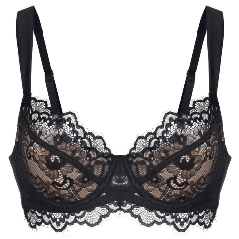 French Style Eyelash Lace Bra for Large Chest and Plus Sizes, Upper East Side, BYMANYC New York. -  Be Bliss Boutique