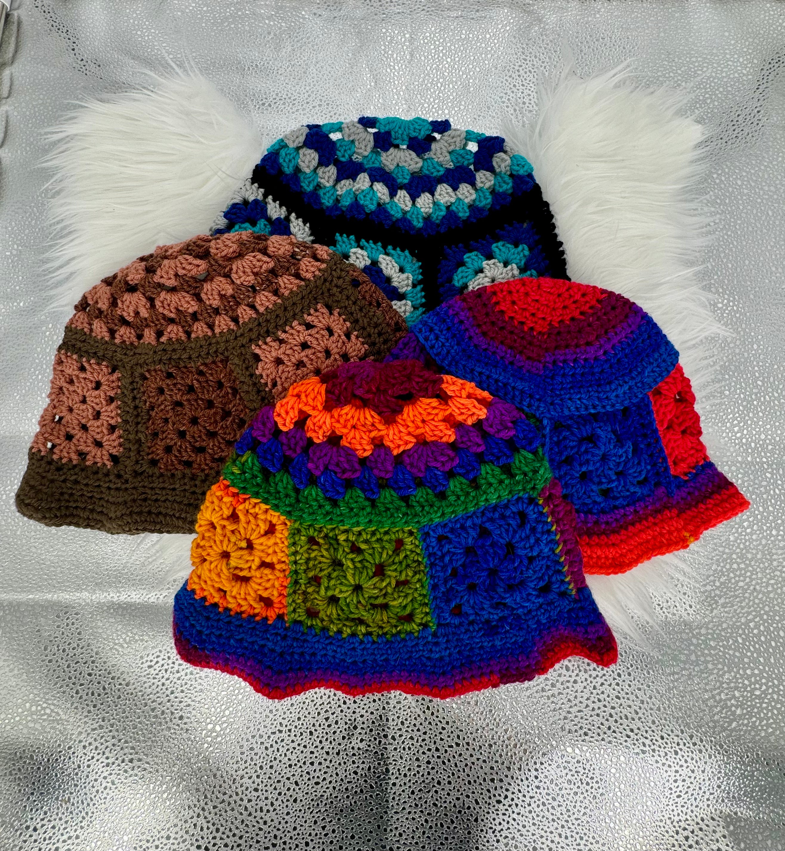 Assorted Crochet Bucket Hats