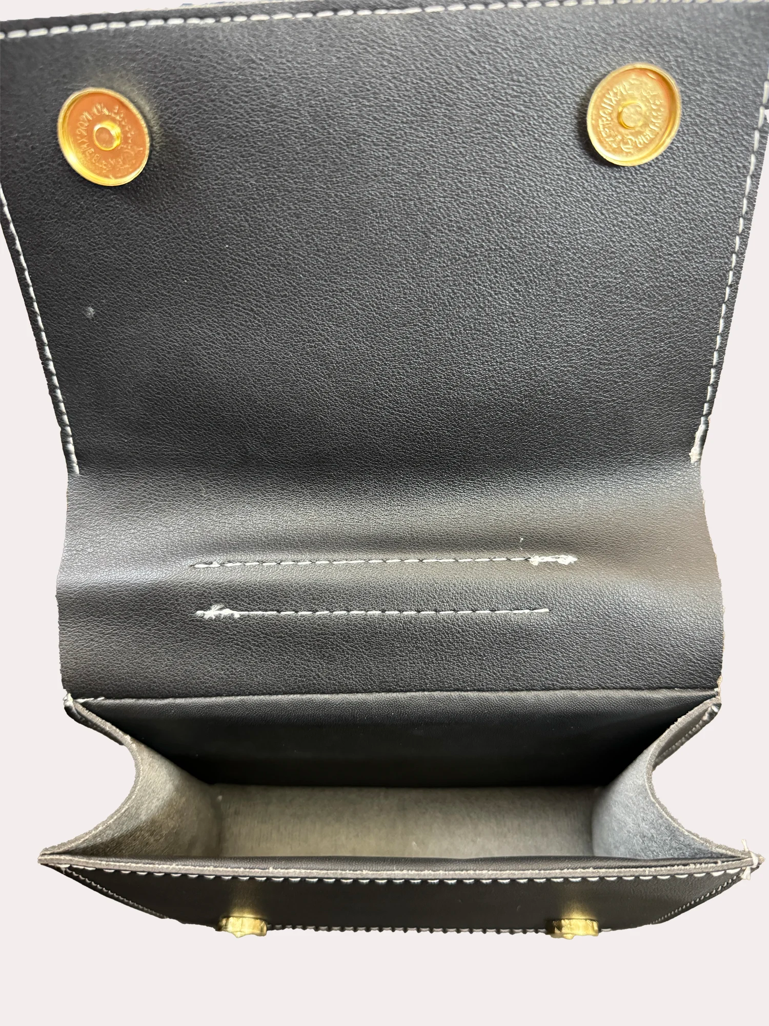 Faux Black Leather Shirt Custom Purse