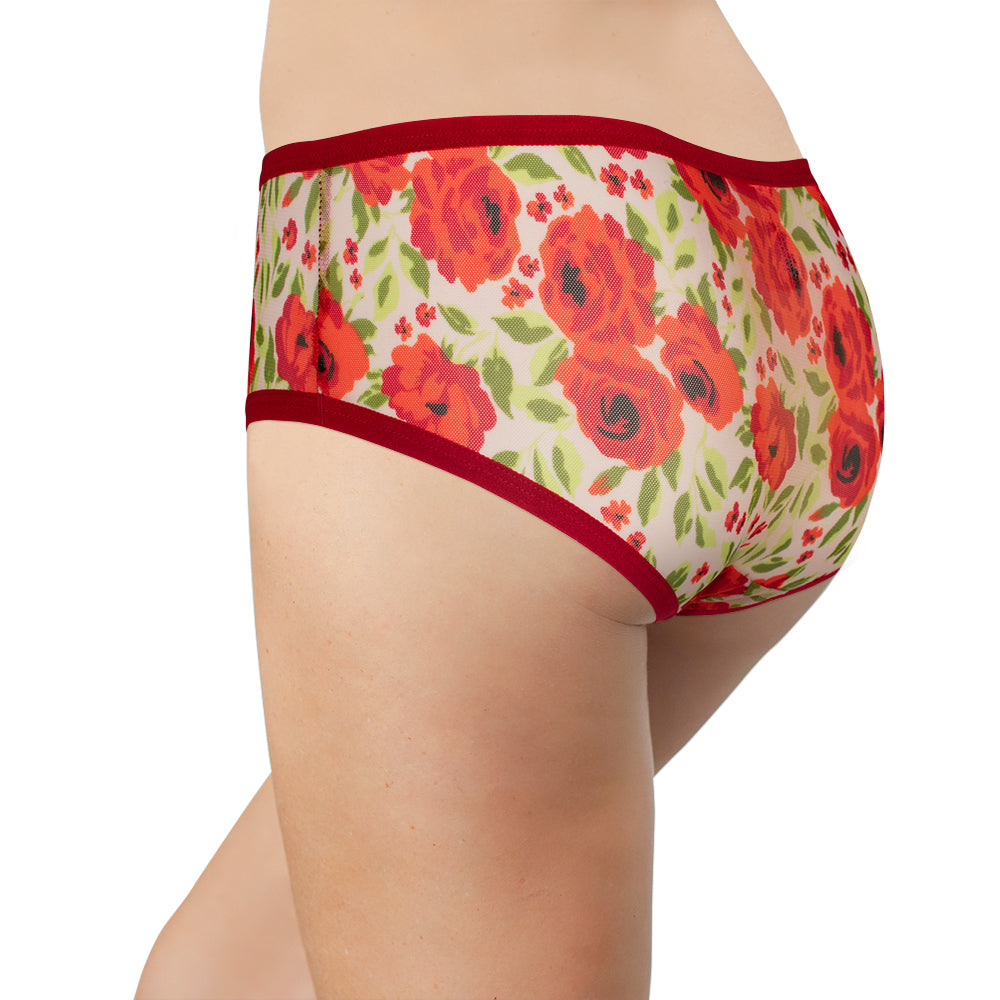 Cozy & Flirty Winter Floral Hipster – XS–3X - Be Bliss Boutique