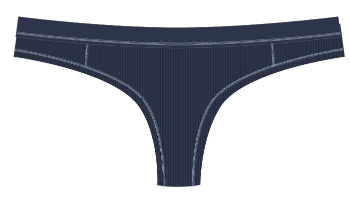 Modal Thong with Contrast Stitch - Be Bliss Boutique
