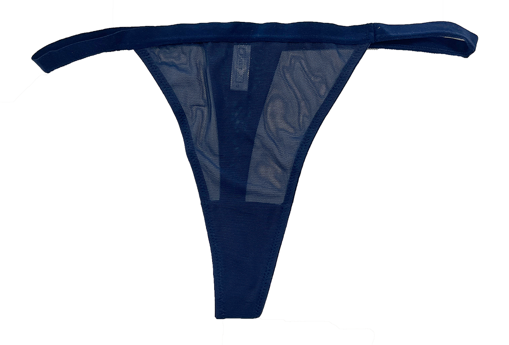 Mesh Thong with Elastic Waist, XS-2X - Be Bliss Boutique