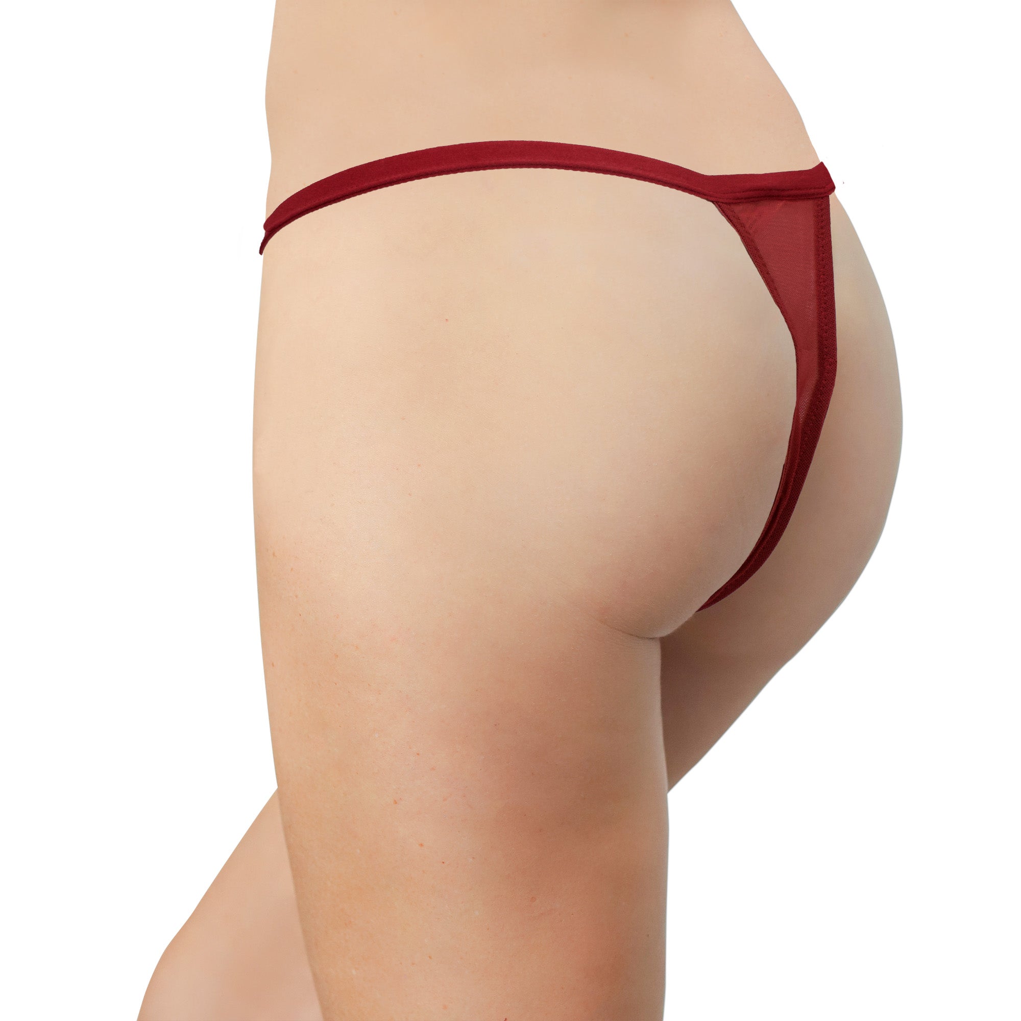 Mesh Thong with Elastic Waist, XS-2X - Be Bliss Boutique