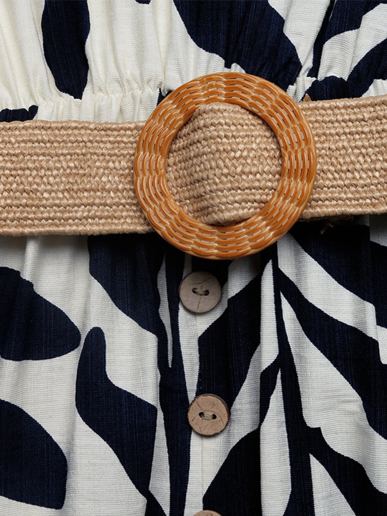 Leaf Print Sleeveless Maxi Dress - Be Bliss Boutique