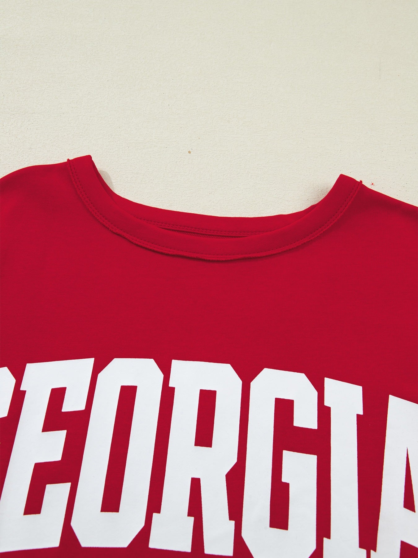 GEORGIA Raw Seam Oversized Drop Shoulder T Shirt - Be Bliss Boutique