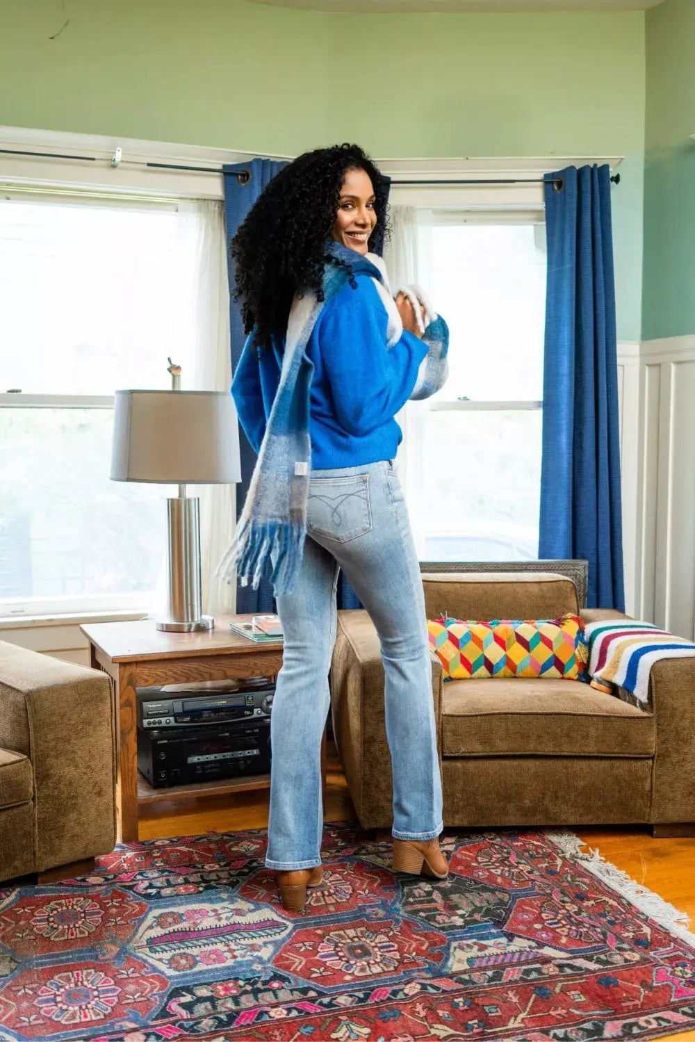 Judy Blue Jeans - Mid Rise Thermal Bootcut Jeans - Be Bliss Boutique