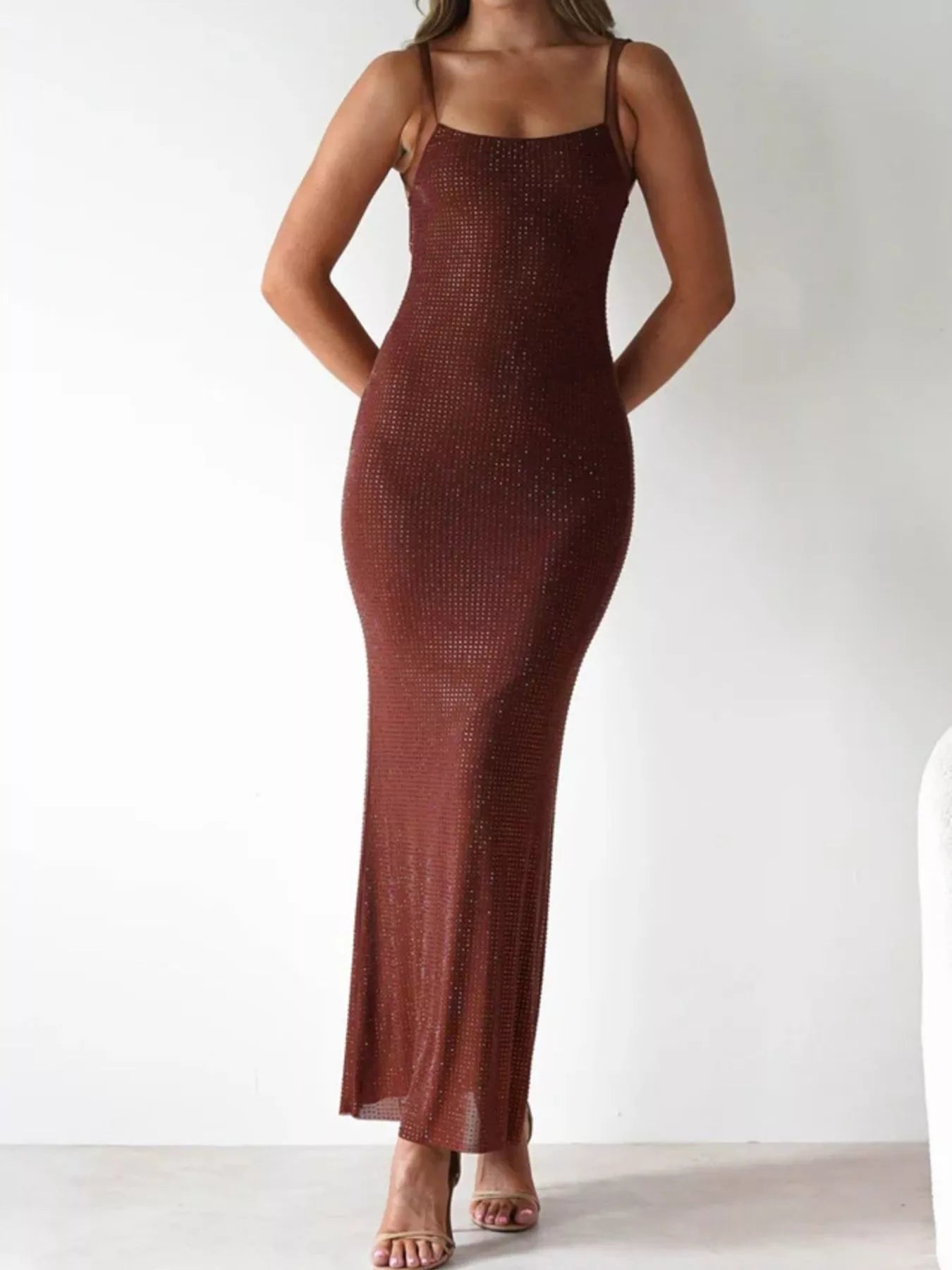 Backless Sleeveless Bodycon Maxi Dress - Be Bliss Boutique