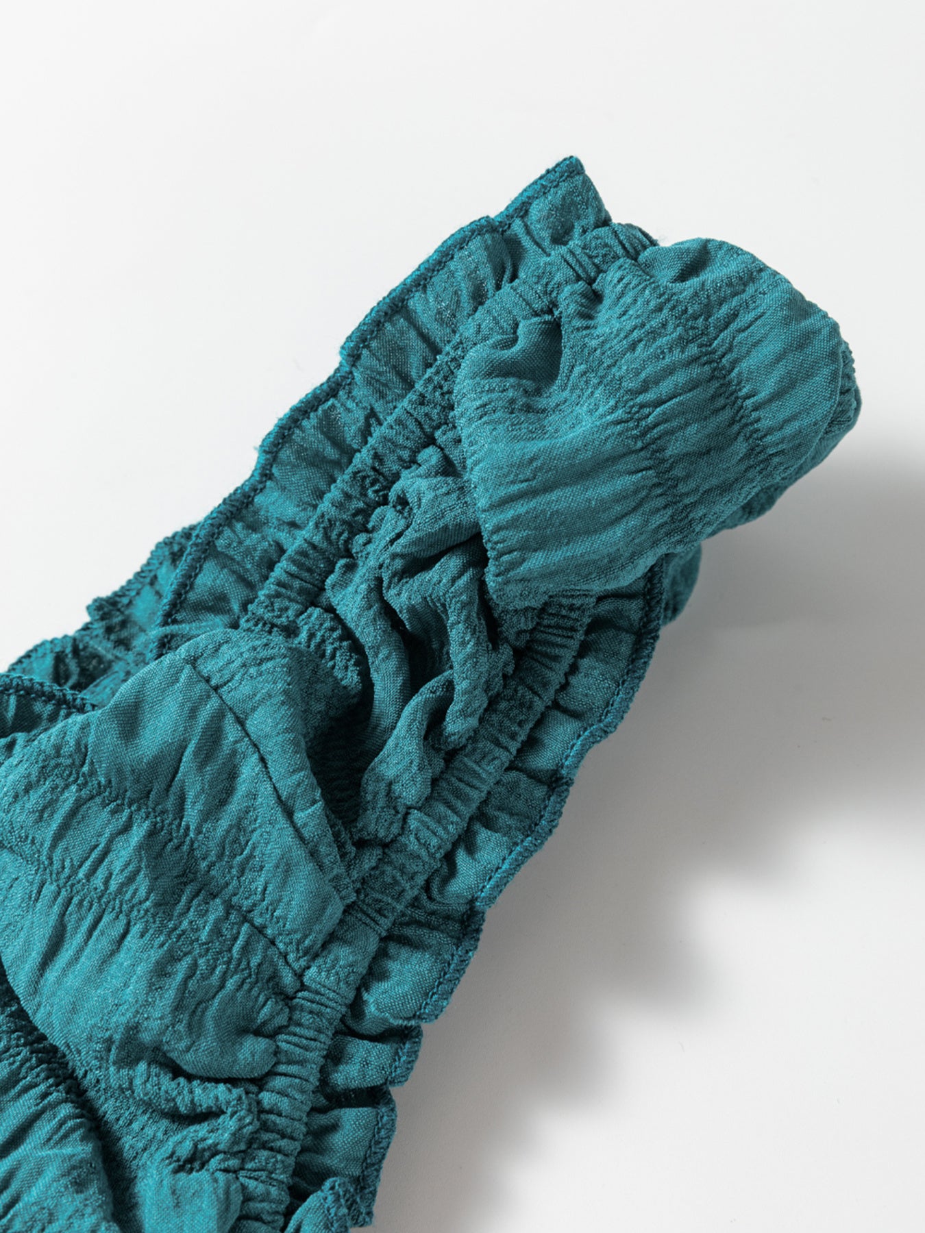 Shirred Pleated Square Neck Sleeveless Midi Dress - Be Bliss Boutique