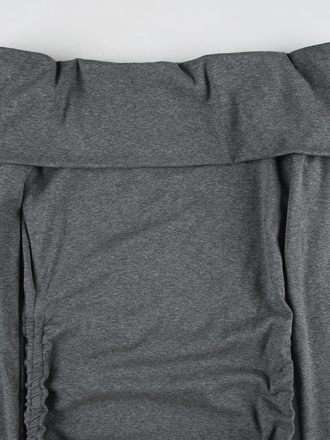 Off-Shoulder Ruched Bodycon Mini Dress - Be Bliss Boutique