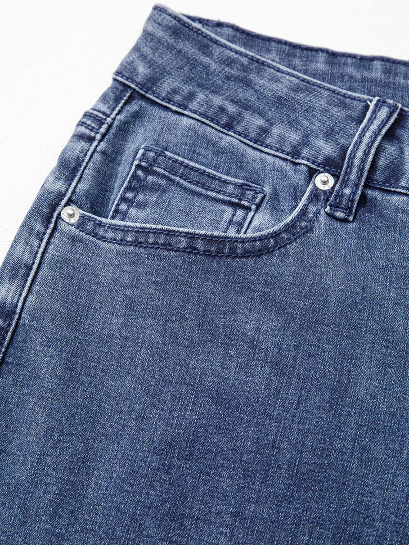 High Waist Button Zip Flare Leg Jeans - Be Bliss Boutique