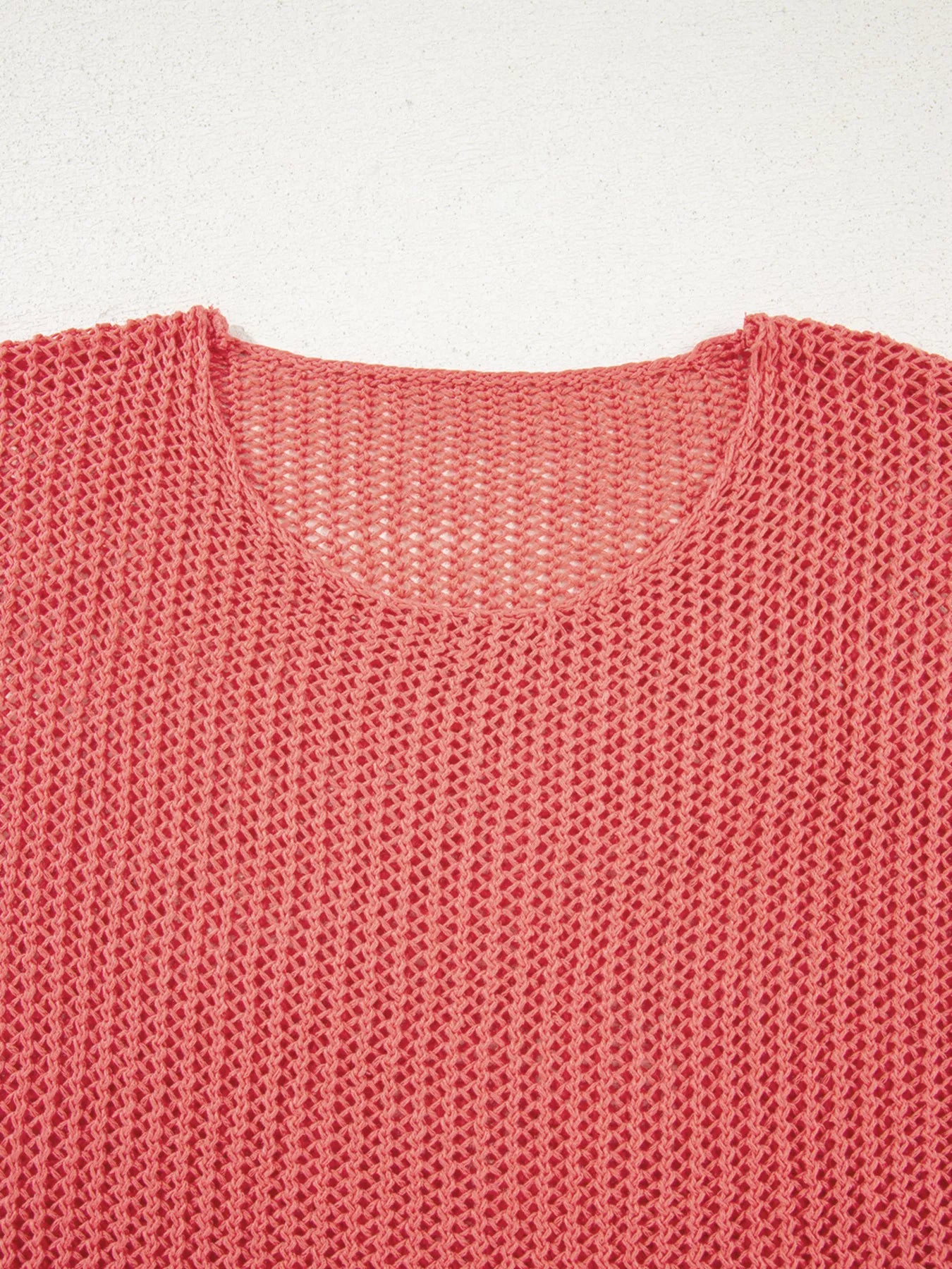 Crochet Hollow Out Long Sleeve Knit Top -  Be Bliss Boutique