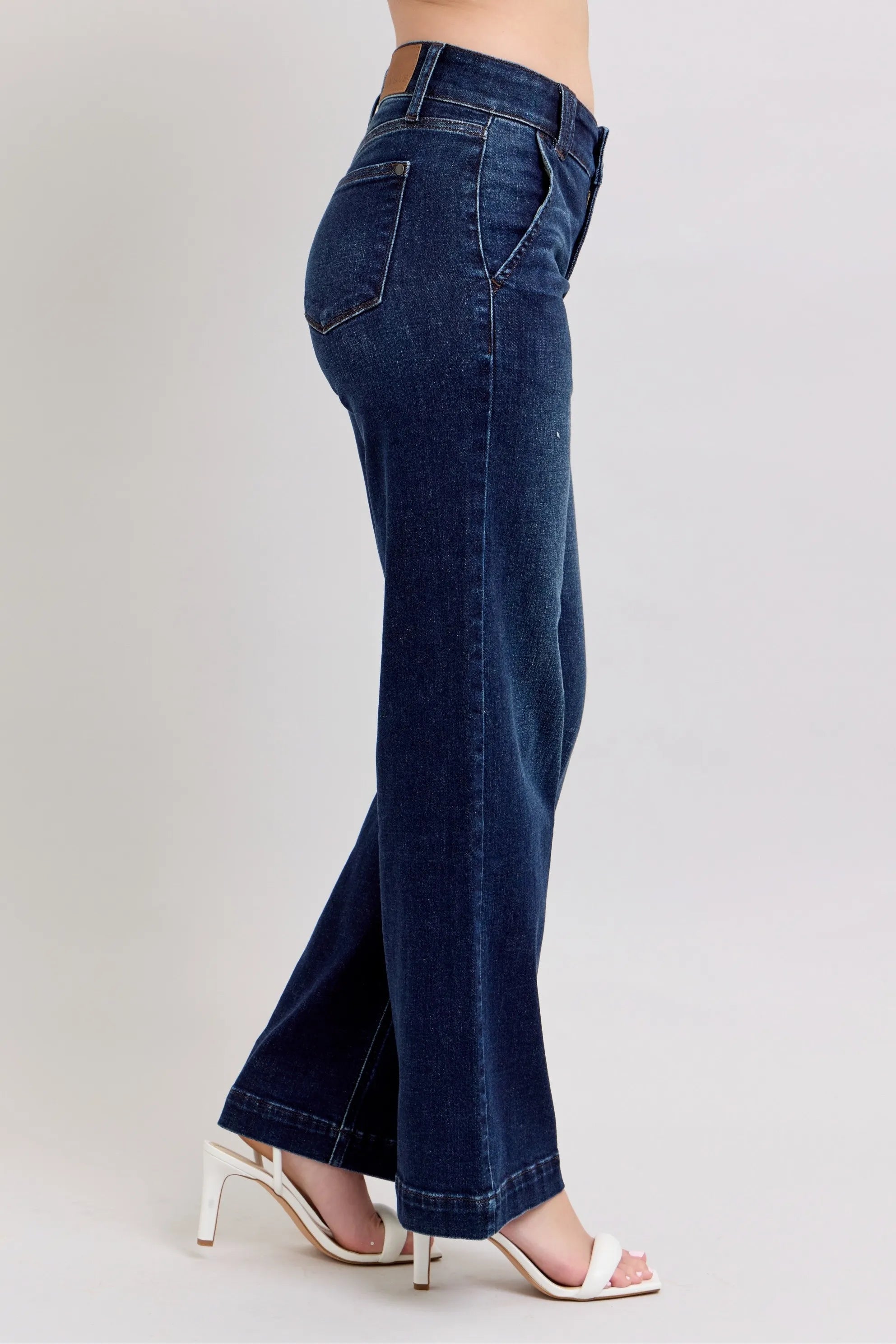 Judy Blue Jeans - High-Waisted Wide Leg Jeans -  Be Bliss Boutique