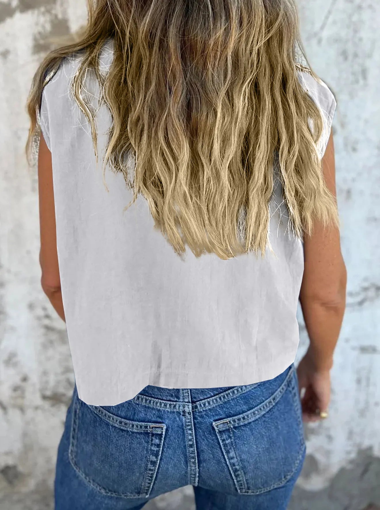 Full Size Button Down Cap Sleeve Linen Shirt Plus Size - Be Bliss Boutique