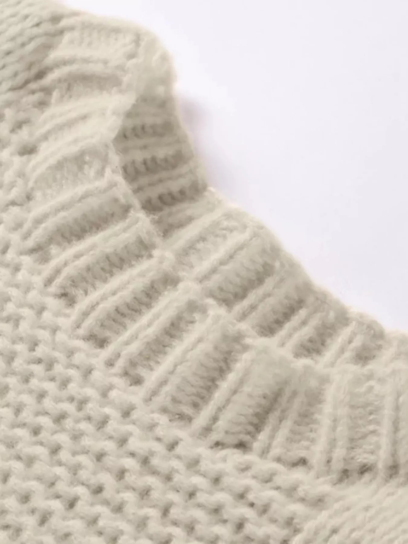 Cable Knit Oversized Sweater -  Be Bliss Boutique