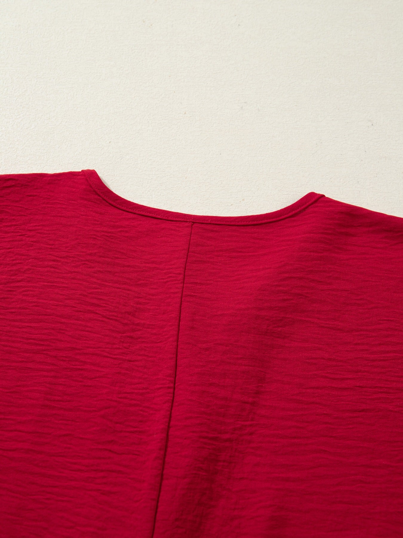 Women's Braided Detail V-Neck Half Sleeve Blouse - Be Bliss Boutique