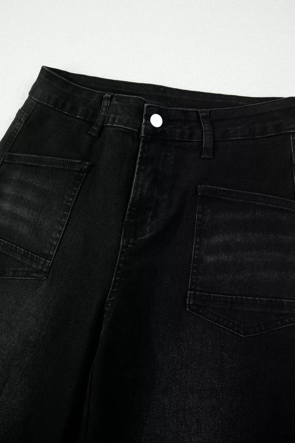 Raw Hem Cropped Straight Leg Jeans - Be Bliss Boutique