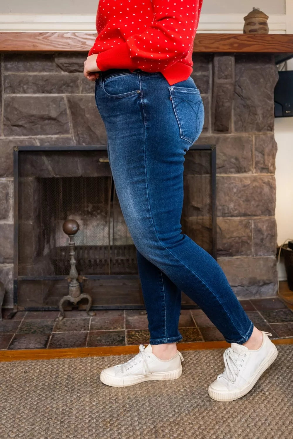 Judy Blue Full Size Washed Thermal Skinny Jeans - Be Bliss Boutique